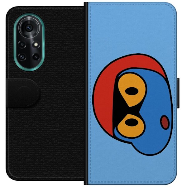 Huawei nova 8 Pro Lompakkokotelo Bold Bot Head