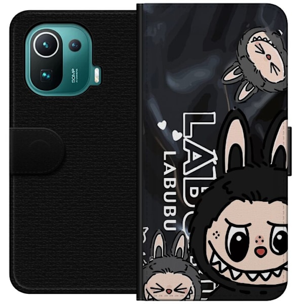 Xiaomi Mi 11 Pro Lommeboketui <nl>Labubu Black Energy - Svart