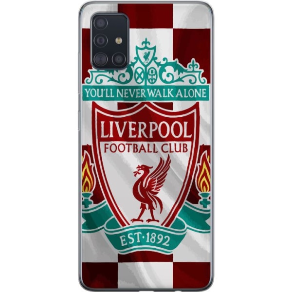 Samsung Galaxy A51 Läpinäkyvä kuori Liverpool FC