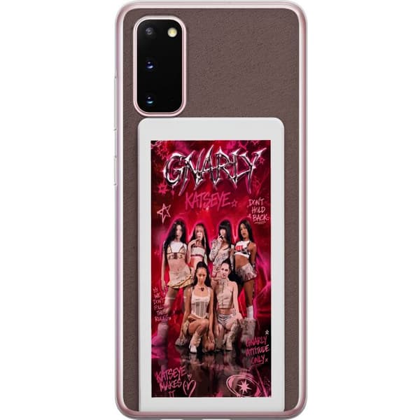 Kompatibelt Mobilskal till Samsung Galaxy S20 KATSEYE rosa