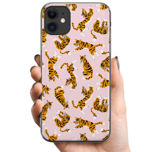 Apple iPhone 11 TPU Mobilskal Tiger