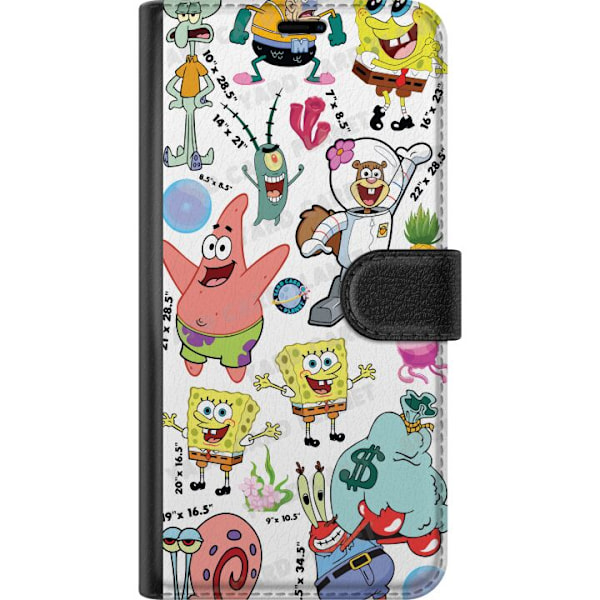 Motorola Moto G34 Lompakkokotelo SpongeBob SquarePants