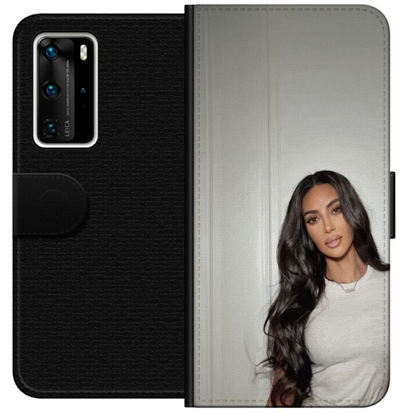 Huawei P40 Pro Tegnebogsetui Kim Kardashian – Iconic Style Collection