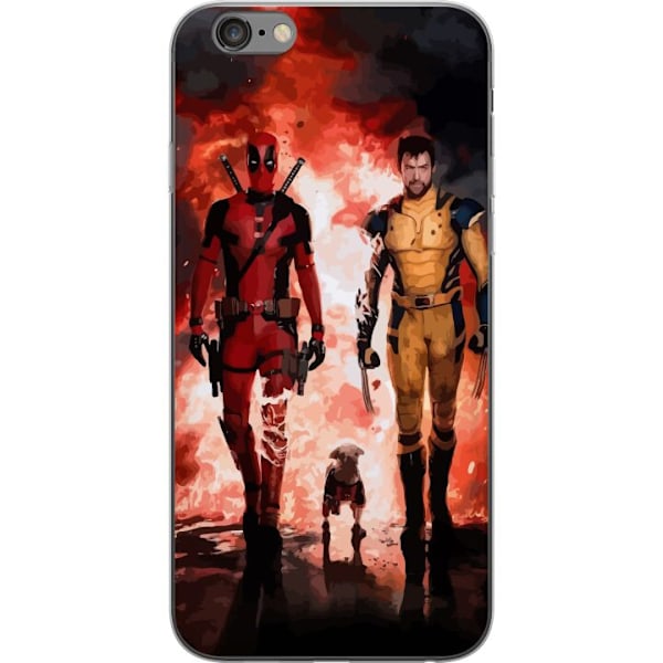 Apple iPhone 6 Plus Genomskinligt Skal Wolverine Deadpool