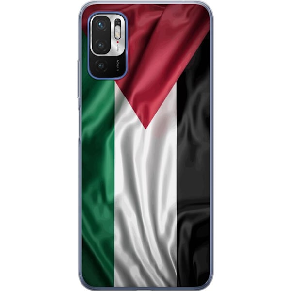 Xiaomi Redmi Note 10 5G Gjennomsiktig deksel Palestinaflagget