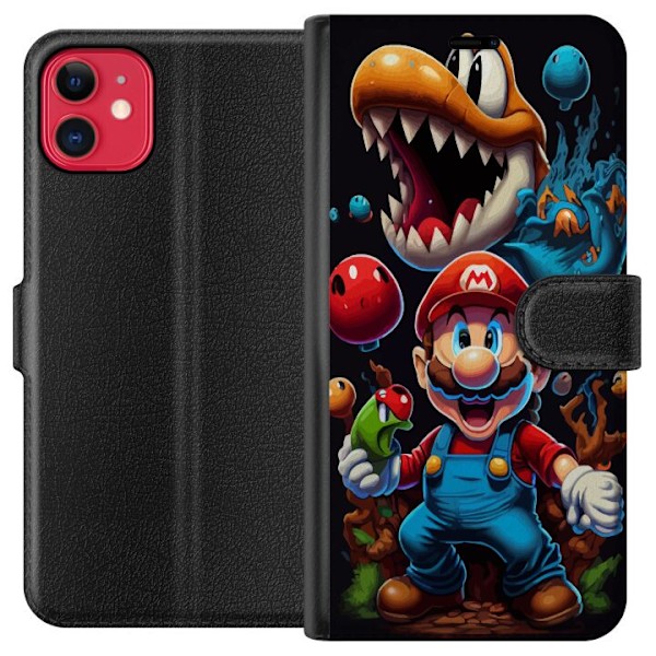 Apple iPhone 11 Lompakkokotelo Mario ja ystävät