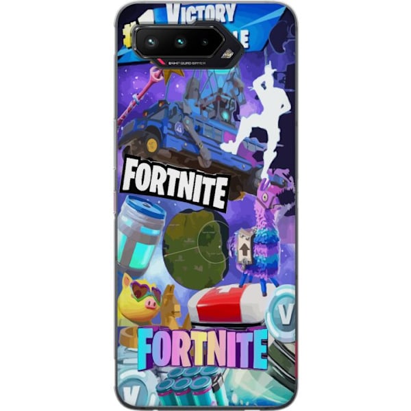 Asus ROG Phone 5 Läpinäkyvä kuori Fortnite