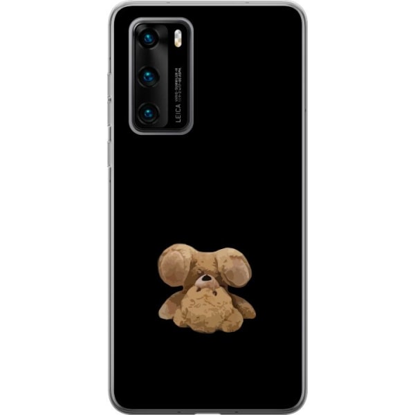 Huawei P40 Gjennomsiktig deksel Opp og ned bjørn