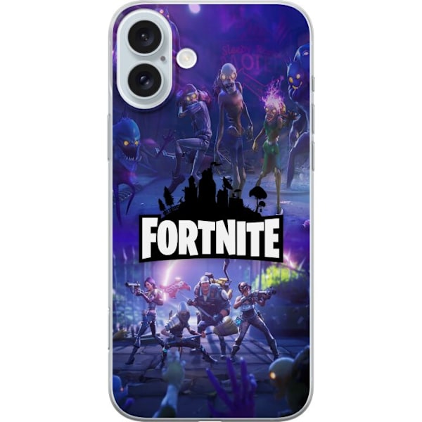 Apple iPhone 16 Plus Läpinäkyvä kuori Fortnite