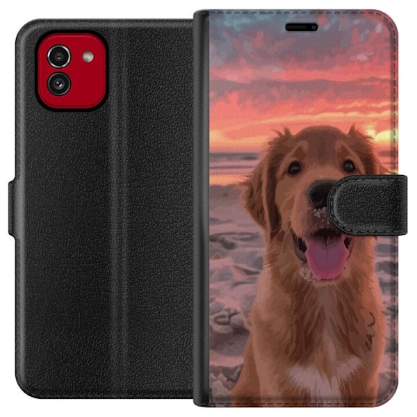 Samsung Galaxy A03 Plånboksfodral Hund