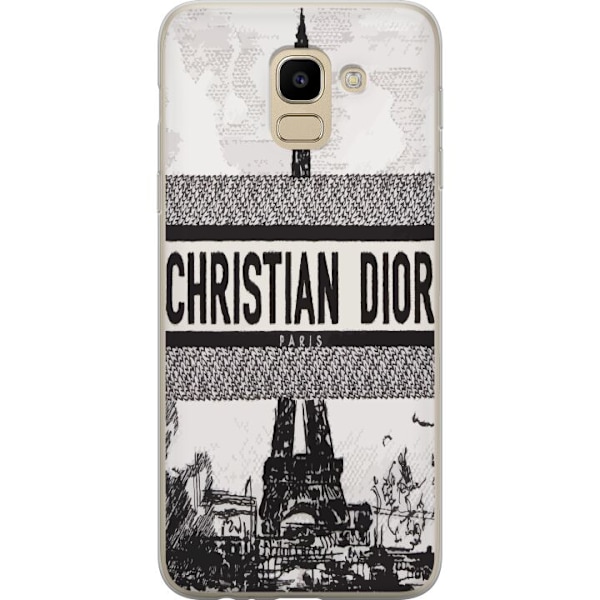 Samsung Galaxy J6 Läpinäkyvä kuori Christian Dior