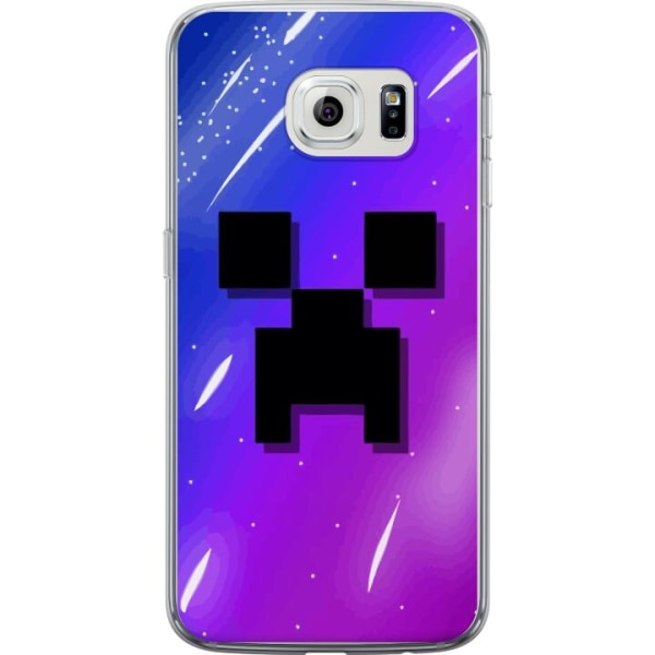 Samsung Galaxy S6 edge Gennemsigtig cover Minecraft