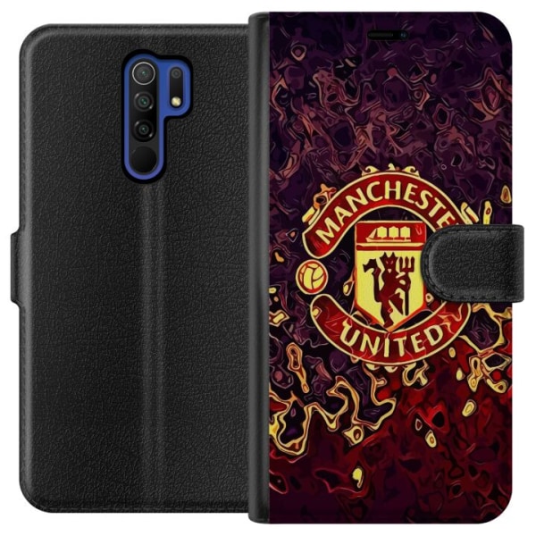 Xiaomi Redmi 9 Plånboksfodral Manchester United