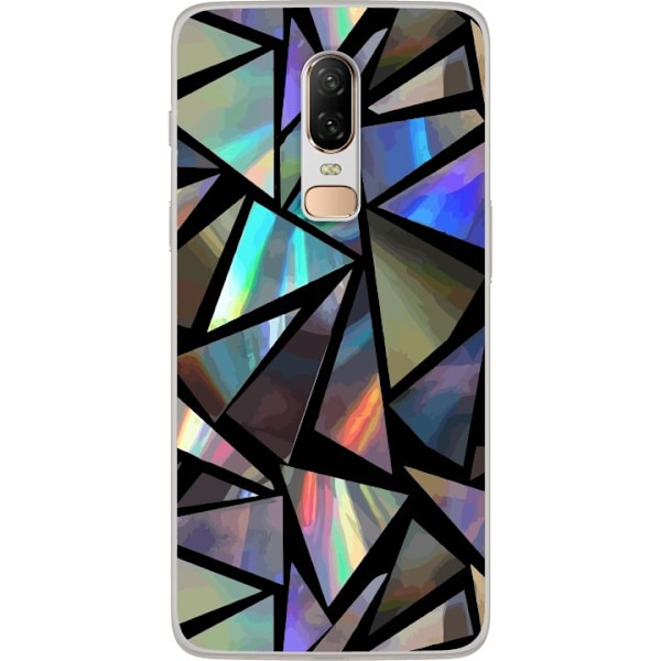 OnePlus 6 Läpinäkyvä kuori 3D Heijastus