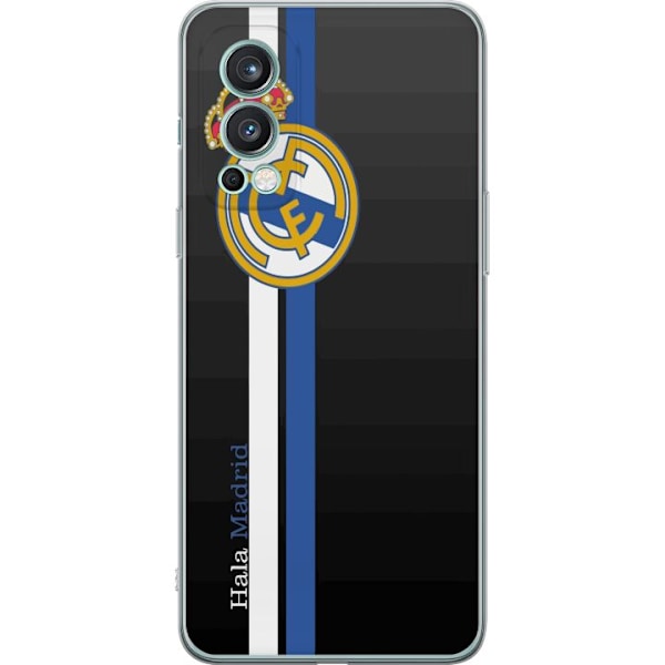 OnePlus Nord 2 5G Genomskinligt Skal Real Madrid