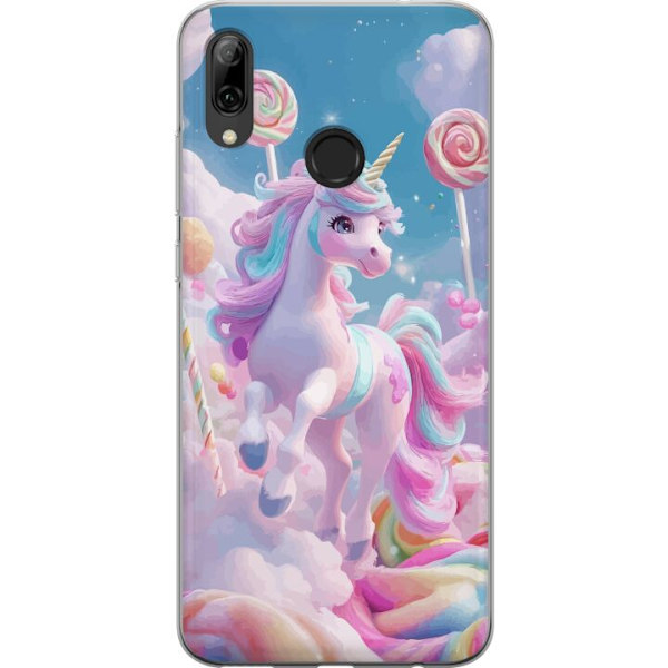 Huawei P smart 2019 Läpinäkyvä kuori Yksisarvinen Candy Pastel Kawaii Suunnittelu Söpö Suosittu Väri Graafinen Trendi Lapsen Teema Fantasia Taid
