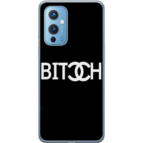 OnePlus 9 Gennemsigtig cover Bitch Chanel Inspireret Streetstyle Mode Tekstmotiv Trend Ikonisk Stil Urban Design