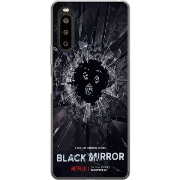 Sony Xperia 10 II Läpinäkyvä kuori Black Mirror Sci-Fi Netf