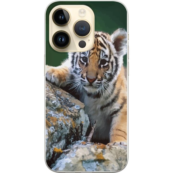 Apple iPhone 14 Pro Gjennomsiktig deksel Tiger