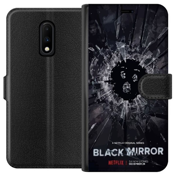 OnePlus 7 Lommeboketui Black Mirror Sci-Fi Netflix Serie Dysto