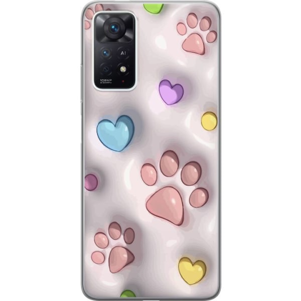 Xiaomi Redmi Note 11 Pro Gennemsigtig cover Fluffy Poter