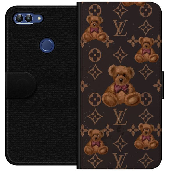 Huawei P smart Tegnebogsetui Louis Vuitton Teddybjørn Mønster Luksus Mode Design Populært Motiv Mode Trend Luksuriøse Accessories