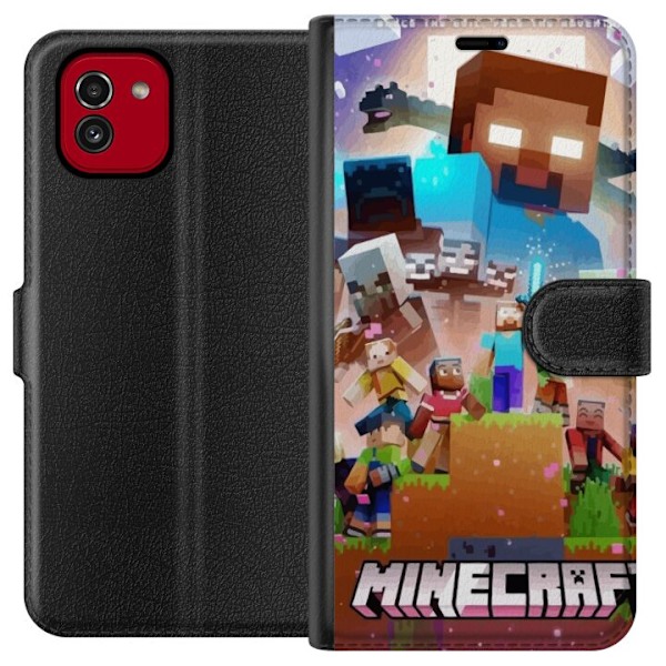 Samsung Galaxy A03 Tegnebogsetui Minecraft