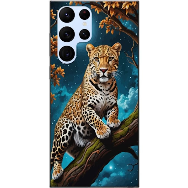 Samsung Galaxy S22 Ultra 5G Gjennomsiktig deksel Leopard