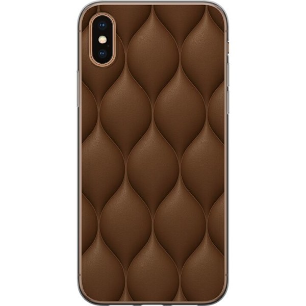 Apple iPhone XS Max Genomskinligt Skal Cocoa Scales