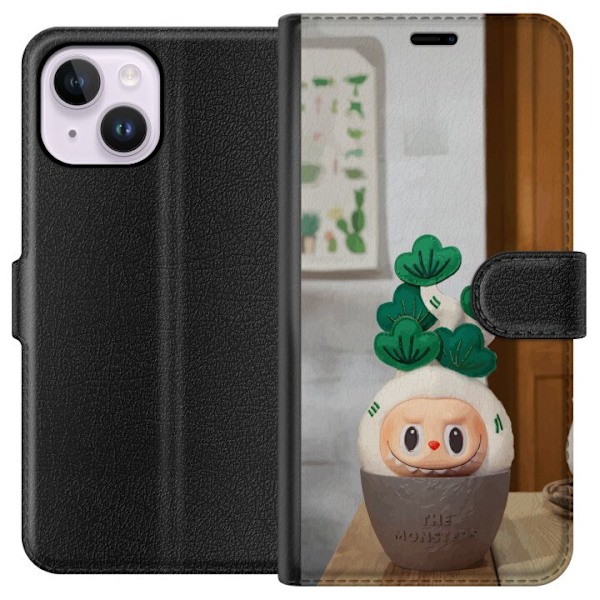 Apple iPhone 15 Plus Tegnebogsetui MONSTRENE Uduelige Planter