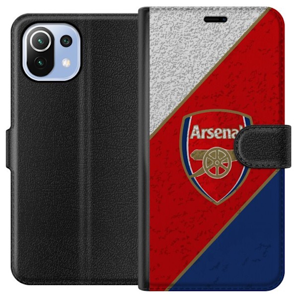 Xiaomi Mi 11 Lite Tegnebogsetui Arsenal