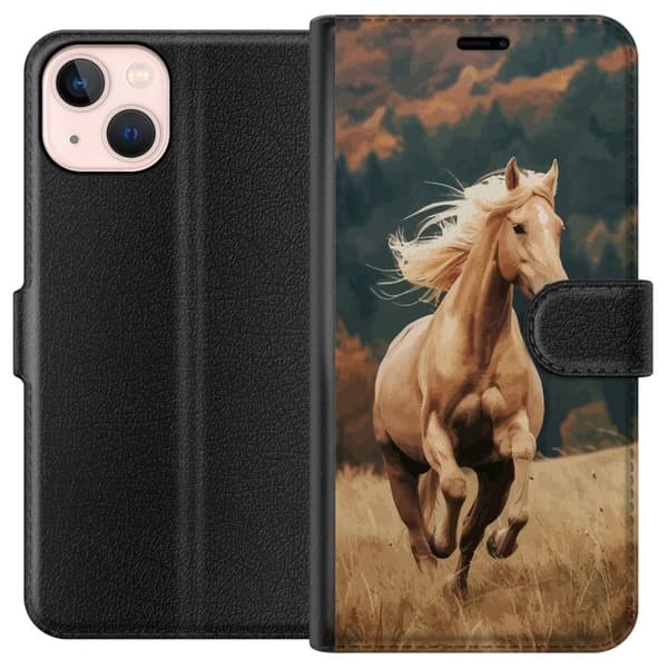 Kompatibelt Plånboksfodral till Apple iPhone 13 mini Springande Häst