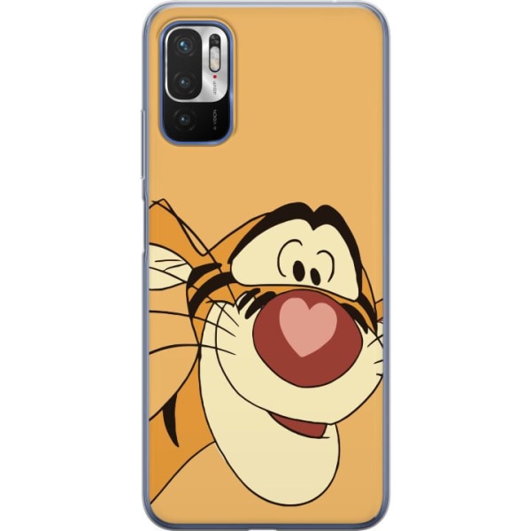 Xiaomi Redmi Note 10 5G Gennemsigtig cover Tiger