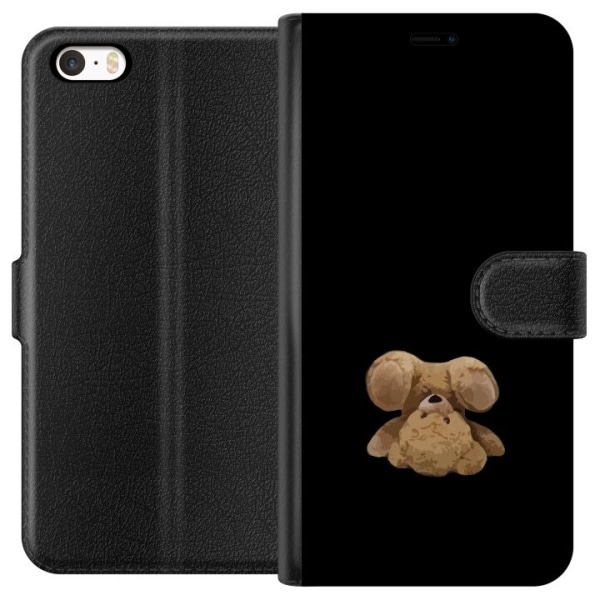 Apple iPhone SE (2016) Lompakkokotelo Ylösalaisin oleva karhu