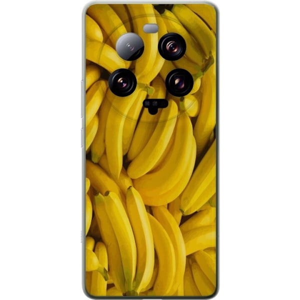 Xiaomi 13 Ultra Genomskinligt Skal Banana Pattern – lekfullt