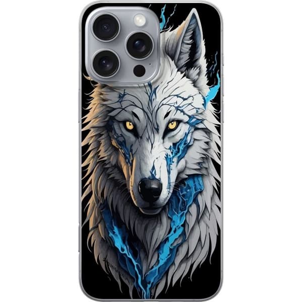 Kompatibelt Mobildeksel til Apple iPhone 16 Pro Max ulv