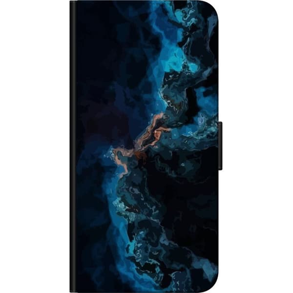 Kompatibel Tegnebogsetui til Xiaomi Redmi Note 10S Galakse Marmor