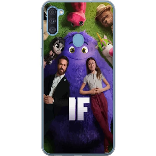 Samsung Galaxy A11 Läpinäkyvä kuori IF: Låtsaskompisar