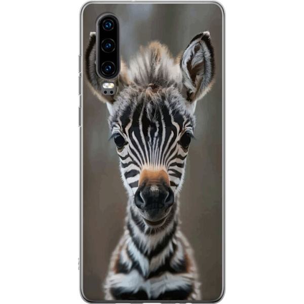 Huawei P30 Läpinäkyvä kuori Giraffi Eläinaihe Afrikka Luonto Graafinen Kuva Savanni Villieläimet Suosittu Seinätaide Eksoottinen Teema