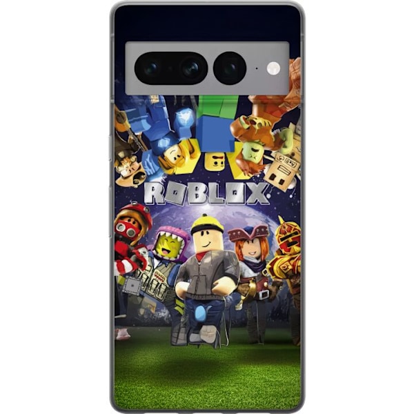 Google Pixel 7 Pro Genomskinligt Skal Roblox Värld – Gamingäventyr för Barn & Ungdomar