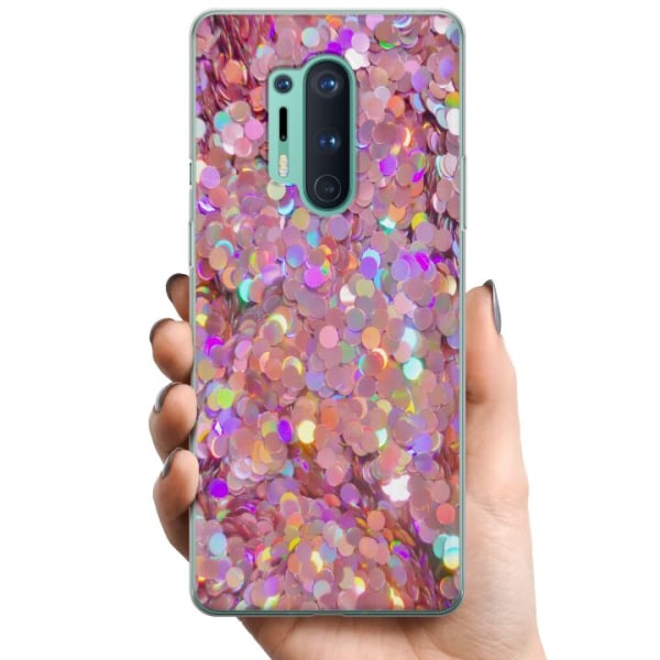 OnePlus 8 Pro TPU Matkapuhelimen kuori Kimalteleva