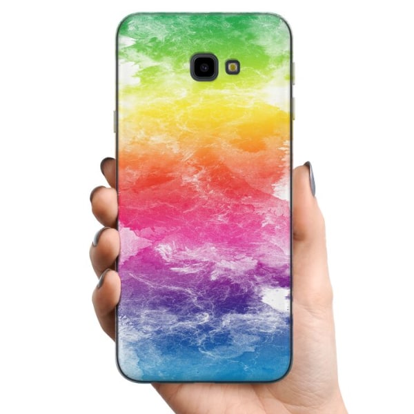 Samsung Galaxy J4+ TPU Matkapuhelimen kuori Vesiväri Häviä