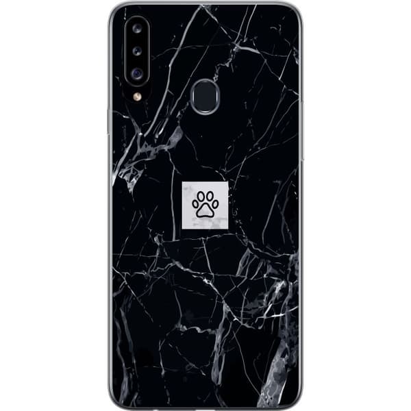 Kompatibelt Mobildeksel til Samsung Galaxy A20s Marmorkopp