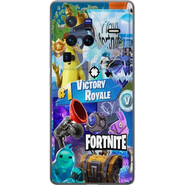 vivo X80 Pro Läpinäkyvä kuori Fortnite