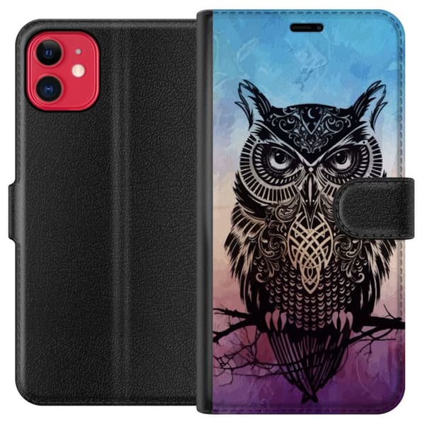 Yhteensopiva Lompakkokotelo Apple iPhone 11 Pöllö