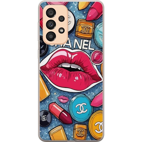 Samsung Galaxy A33 5G Genomskinligt Skal Chanel Lips