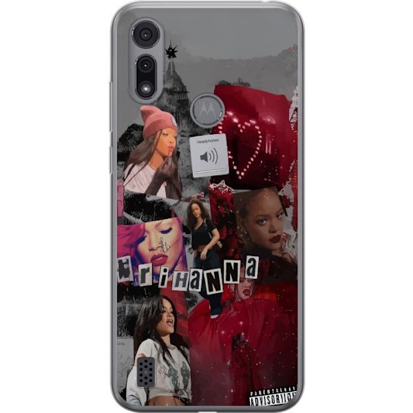 Motorola Moto E6i Gennemsigtig cover Rihanna – Iconic Fashio