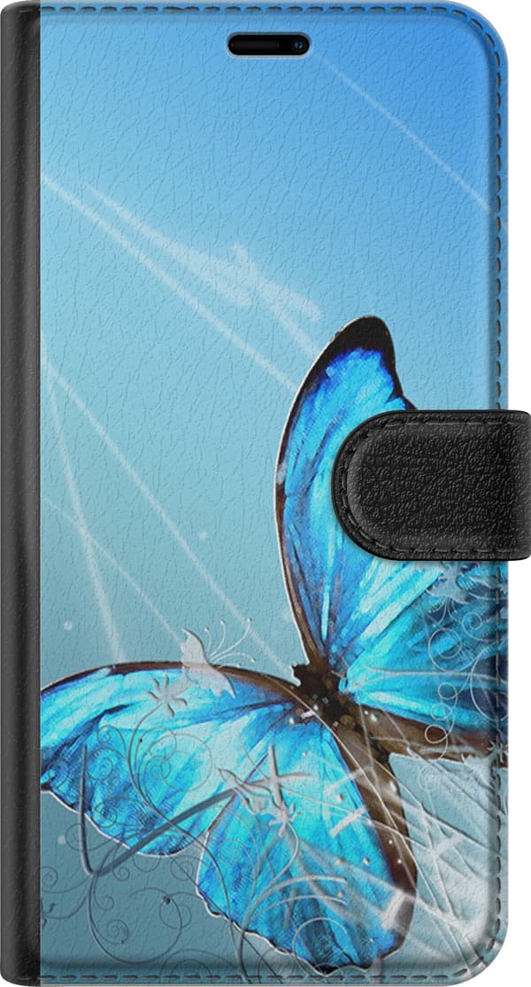 Kompatibel Tegnebogsetui til Apple iPhone 12 Pro Sommerfugl