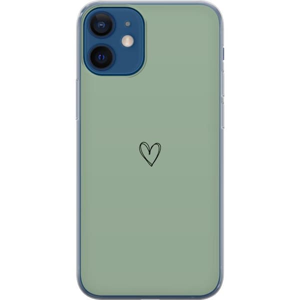Kompatibelt Mobilskal till Apple iPhone 12 mini Hjärta