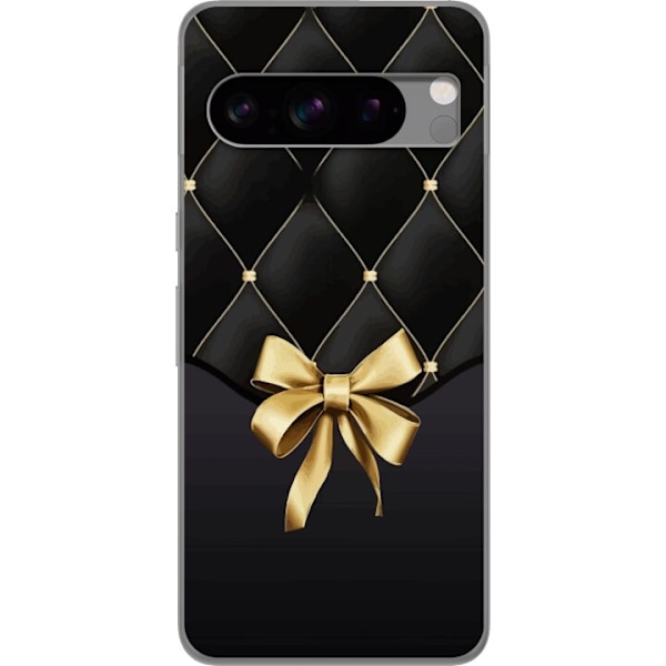 Google Pixel 8 Pro Gennemsigtig cover Luksuriøs rosette